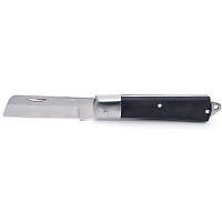 Нож монтерский прямой складной с деревянной ручкой НМ-01