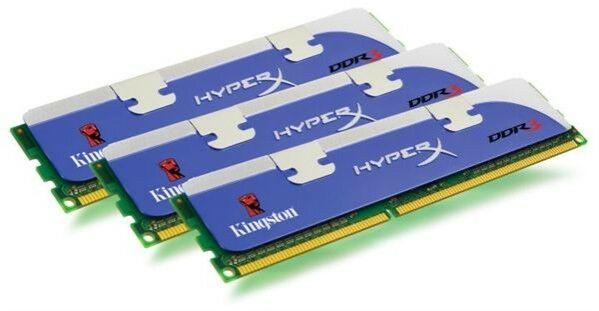 Модуль пам`яті 6GB DDR III PC3-12800 Kingston Hyper X (KHX1600C8D3K3/6GX)