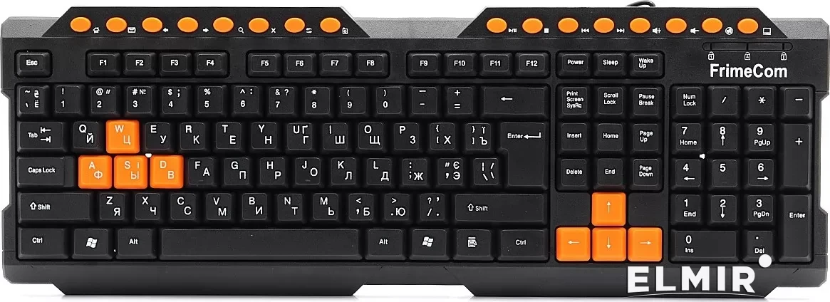 Клавіатура FrimeCom FC-158 USB Black+Orange