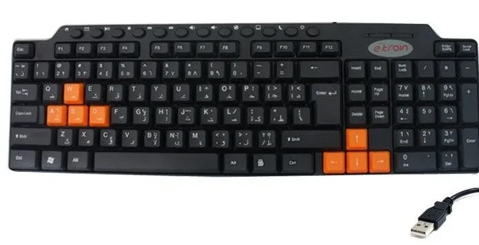Клавіатура FrimeCom FC-838 USB Black+Orange
