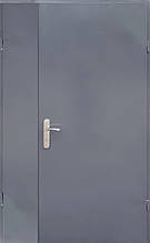 Двері металеві, Qdoors. Технічні. Колір Антрацит RAL 7024. 1200