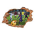 Інтер'єрна наклейка на стіну Футбол Oracal розмір 96х64см 002, фото 2