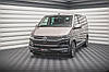 Спліттер Volkswagen T6 рестайл (2019+) тюнінг обвіс переднього бампера (V1), фото 3