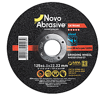 Круг шліфувальний для металу NovoAbrasive Extreme 125х6.0х22.23