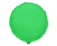 Фольгированный шар Круг 18`, цвет - зеленый