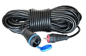 Електричний подовжувач (ГНЕЗДО-Вилка) без з/к 5 м (ПВС 2*2,5) ТМ ФЕНІКС