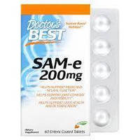 SAM-e 200 мг Doctor's Best, 60 таблеток