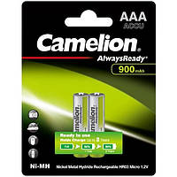 Аккумуляторы AAA минипальчики 900mAh CAMELION HR03 Ni-Mh 1.2V 2шт