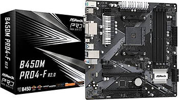Материнська плата ASRock B450M Pro4-F R2.0