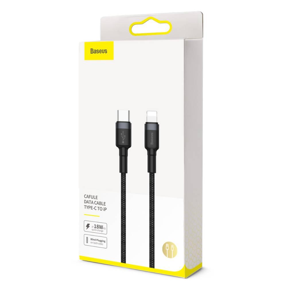 Кабель USB 2.0 Type-C - Lightning 1 м Baseus (CATLKLF-G1)