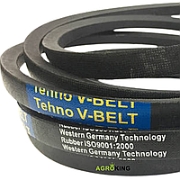 Клиновий ремінь приводний А-1000 Tehno V-BELT клиновий класичний A 38 | А1000