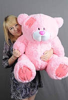 Пушистый розовый медведь игрушка, Любимый мишка до 80 см плюшевый - мягкие игрушки для девушек в подарок