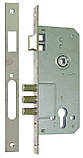 Замок врізний з ручками USK 85/40-012/6005-3R Нікель, фото 4