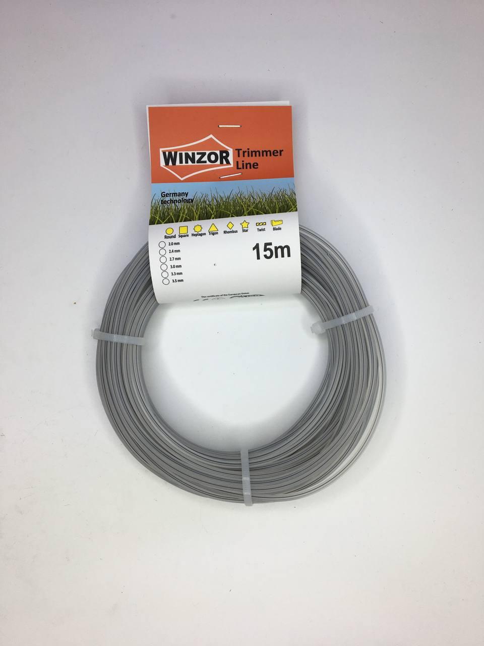 Ліска косильна 3,5м 15м армована зірка Winzor, фото 1