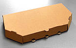 Коробка для половини піци та кальцоне суцільна 320*160*40, фото 2