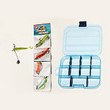 Оснащений силікон. Оснастка на хіщника в зборі + коробка Basic Lures 5 шт., фото 2