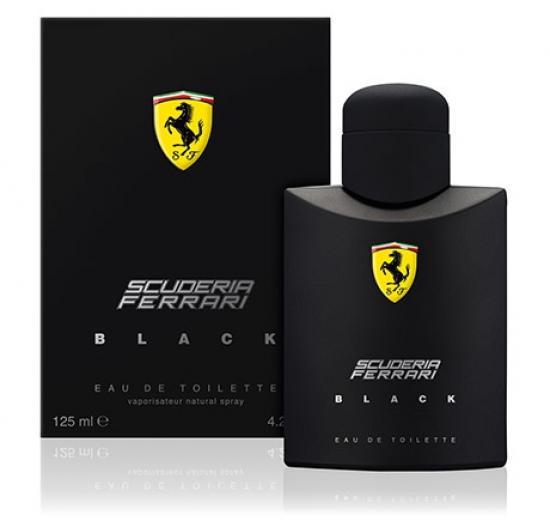 Чоловіча брендова туалетна вода FERRARI Scuderia Ferrari Black 125ml оригінал, фужерний пряний аромат