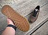 Шкіряні чоловічі коричневі кросівки розміри 40-45, фото 2