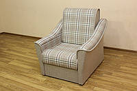 Кресло-Кровать Натали 60 раскладное ткань Бронкс-05 и Багама-35 (Катунь ТМ) тканина Шотландія мокко і Шотландія комбі мокко
