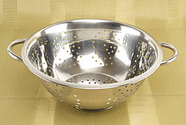 Друшляк з нержавіючої сталі 28см