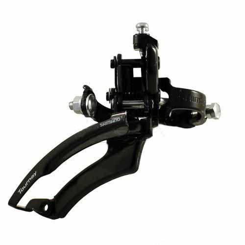 Передній перемикач Shimano FD-TZ20 верхня тяга, фото 1