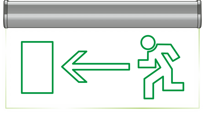 Cвітильник аваріний ENERLIGHT PIXEL PRO 3ВТ NICD 3H ліво, фото 1