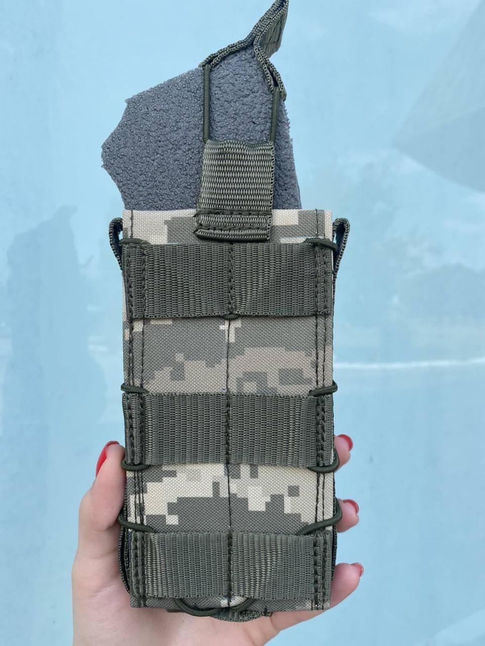 Штурмовий підсумок під магазин АК одинарный Пластиковый