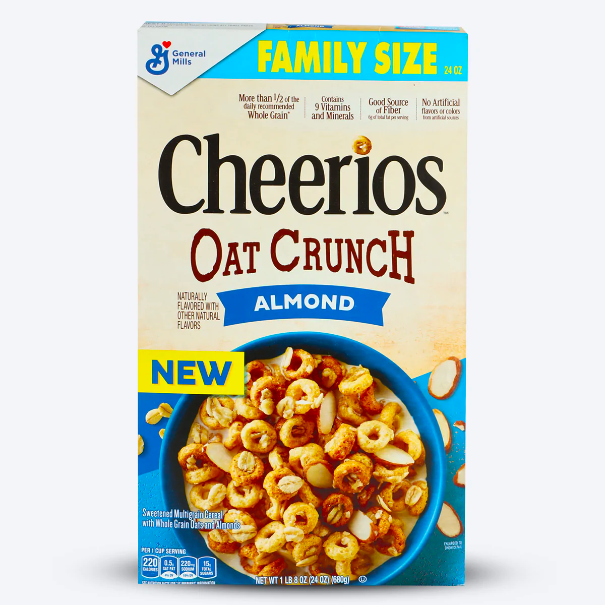 Вівсяні пластівці Cheerios Oat Crunch Almond 680g