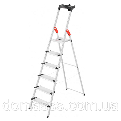 Драбина алюмінієва Hailo L80 ComfortLine 6-х ступінчаста (8040607)