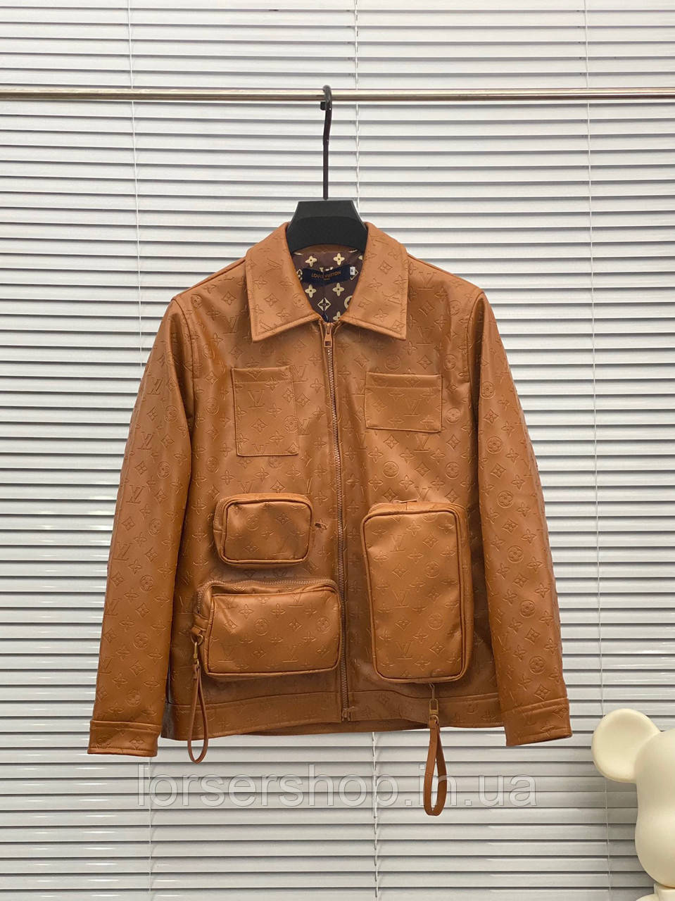 vuitton monogram embossed utility jacket price