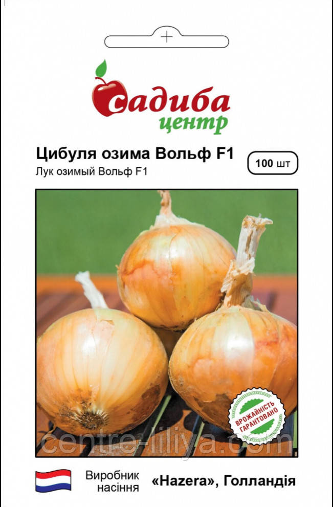 Насіння Цибуля ріпчаста Вольф F1, 100 шт., СЦ