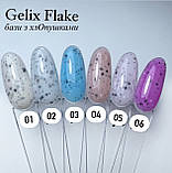 База GeliX Flake  с хлОпушками №2 - сіра, фото 9