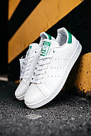 Кроссовки, кеды отличное качество Adidas Stan Smith White Green Размер 36