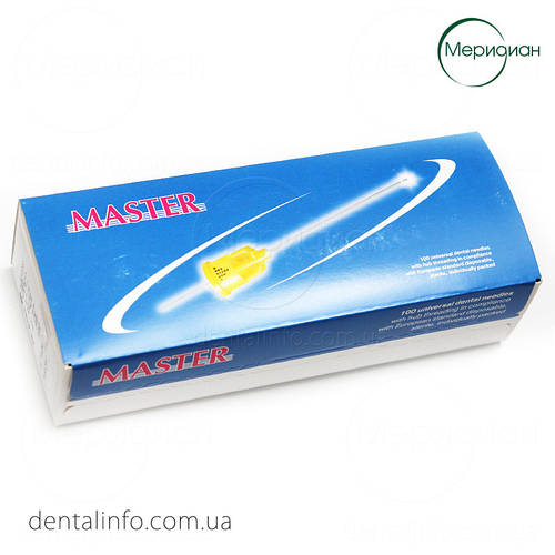 Купить Игла для карпульного шприца MASTER (Евро 12 мм) (100 шт), цена ...