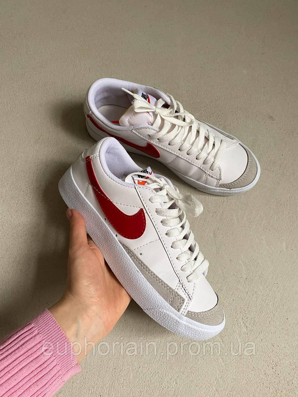 Retro nike white sales with red swoosh