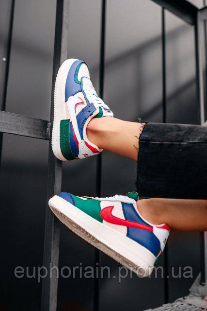 Nike Air Force 1 SHADOW Pink Blue 3 . 37 Nike Air