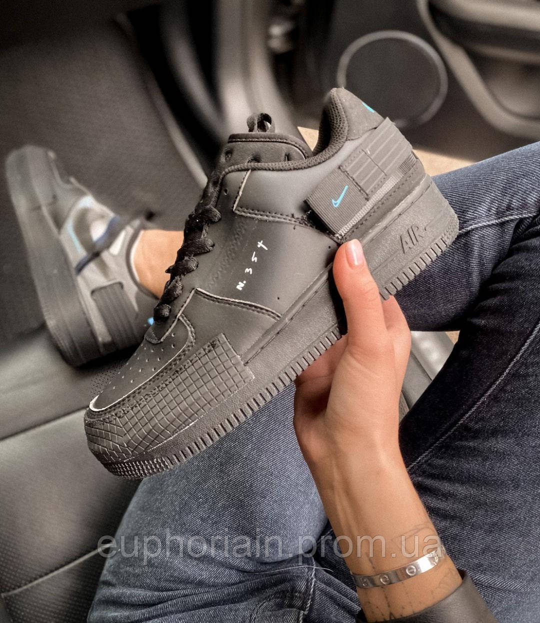 Nike Air Force 1 Type 354 Black 3 . 36 Nike Air