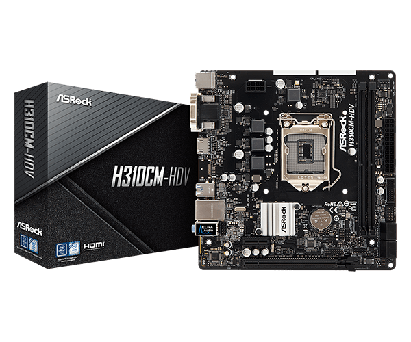 Материнська плата AsRock H310CM-HDV s1151