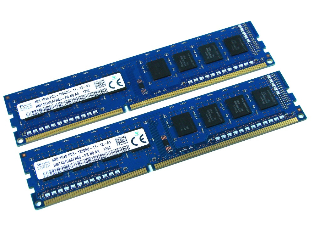 Модуль пам`яті 4GB DDR III PC3-12800 Hynix (HMT451U6AFR8C-PB), фото 1