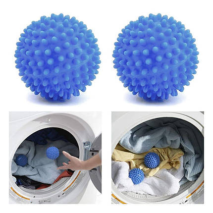 М'ячики для прання та сушіння одягу Fackelmann Dryer Balls 2 шт., фото 1