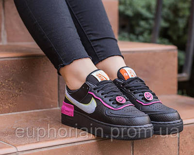 Nike Air Force 1 SHADOW Removable Patches Black Pink 37 39 ID 2922138375457834337 1190 Prom.ua