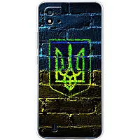 Чохол Силіконовий з Картинкою на Realme C11 2021 (Патріотичний, Герб України)