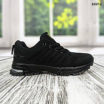 Підліткові чорні текстильні кросівки на пінковій підошві Bonote, фото 5