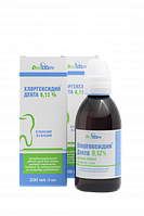 Хлоргексидин Дента 0,12% Еліксир зубний Антибактеріальний рідкий засіб у флаконах по 200мл, 200мл