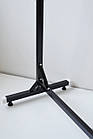 Стійка WERX-15-125, L 1500мм. розбірна, регульована, чорна. Торгівельна стійка вішало під тремпеля, рейл для магазину., фото 5
