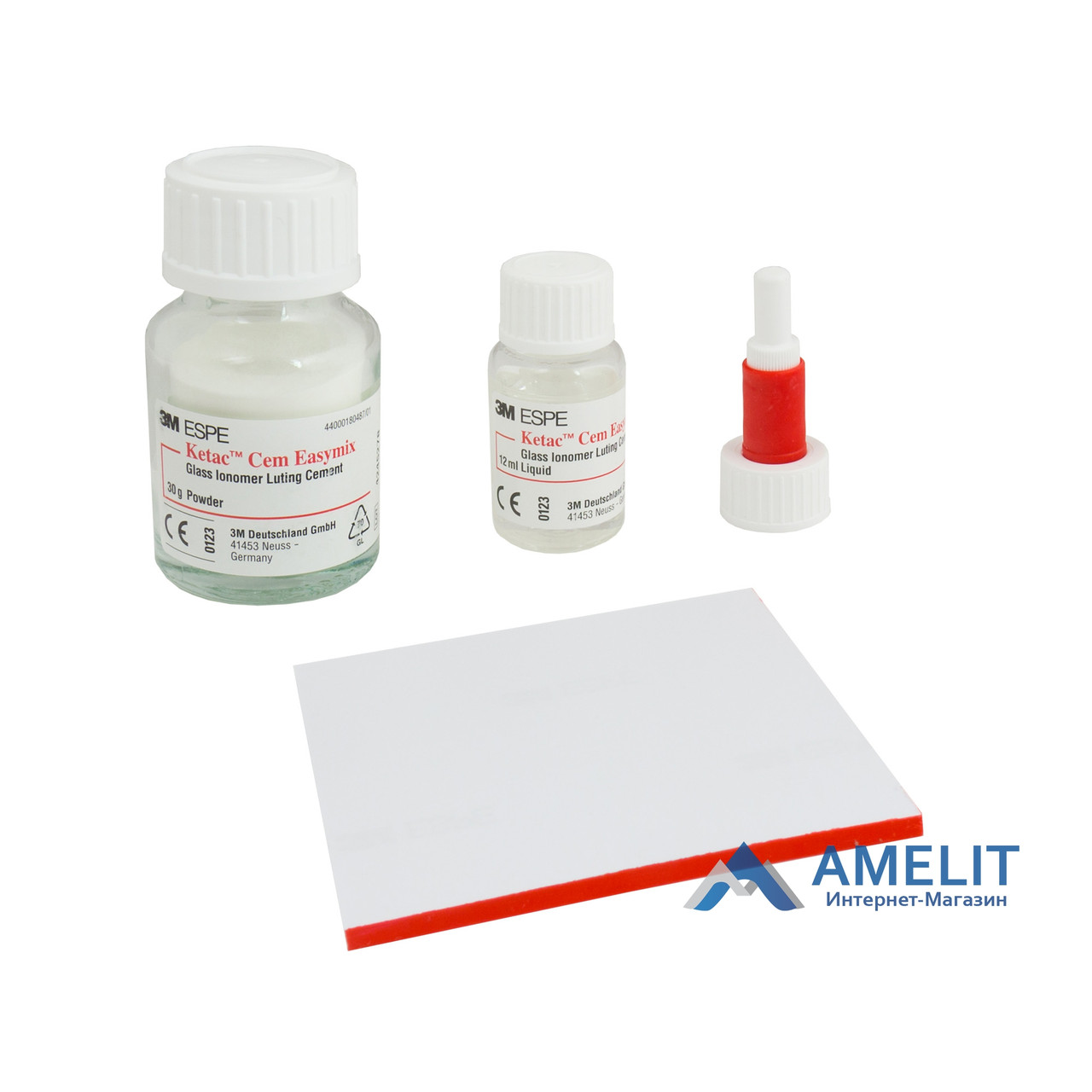 Купить Витремер (Vitremer, 3M ESPE), цвет A3, набор: 5г + 2,5мл + 2мл ...