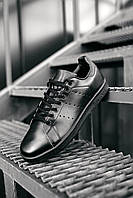 Кроссовки, кеды отличное качество Adidas Stan Smith Full Black Размер 40