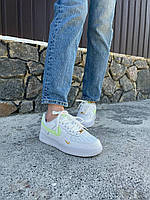 Кроссовки, кеды отличное качество Nike Air Force 1 Mini Swoosh Lime Light Размер 41