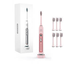 Ультразвукова зубна щітка Medica+ PROBRUSH 9.0 fuchsia + насадки (6 шт)
