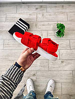 Кроссовки, кеды отличное качество Adidas Adilette Red White Размер 37